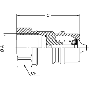 ISO A BSP Ниппель