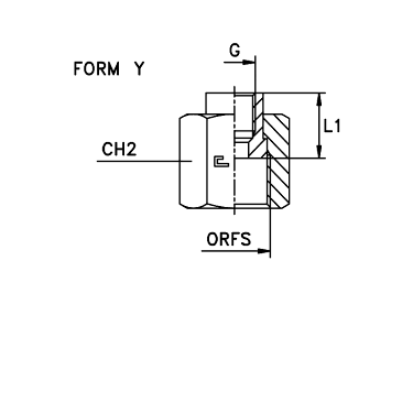 Прямые Метрика обжатая гайка