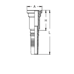 Фланец Interlock SAE код 62