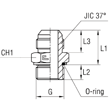 Прямые BSP уплотнение тип H
