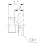 Метрика с наружным шестигр. VF