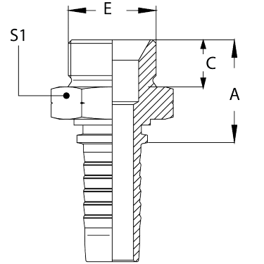 DK наружная резьба