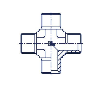 Крестовые NPT Крестовые NPT