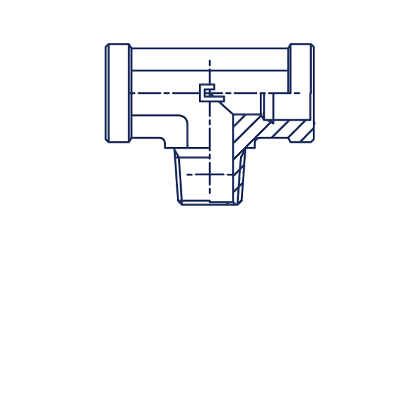T-образные NPT уплотнение тип С