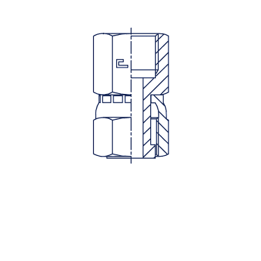 Прямые BSP обжатая гайка