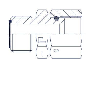 Внутренняя резьба переход на SAE J514
