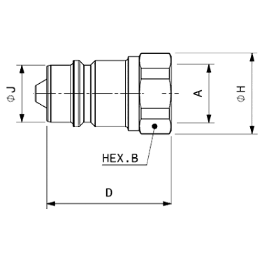 БРС ISO A BIR NPT Ниппель\розетка